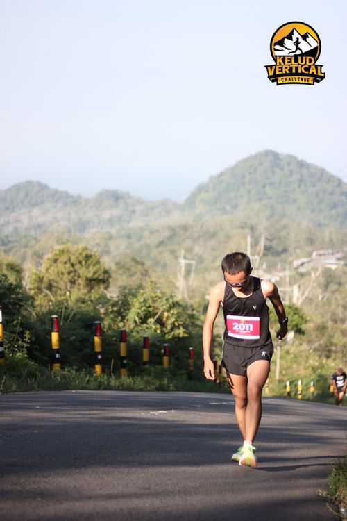 Race photo from Kelud Vertical Challenge 2024