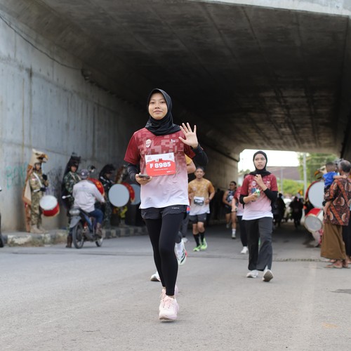 Race photo from KEDIRI HALF MARATHON 2026