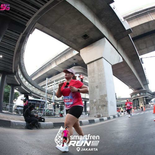 Race photo from SMARTFREN RUN 2026