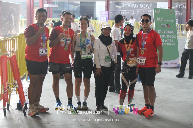 Race photo from BAF LIONS RUN 2024