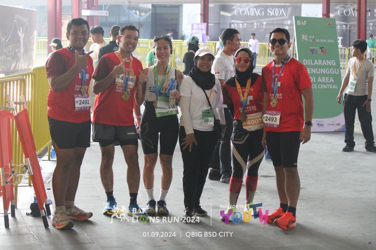 Race photo from BAF LIONS RUN 2024
