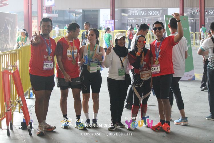Race photo from BAF LIONS RUN 2024