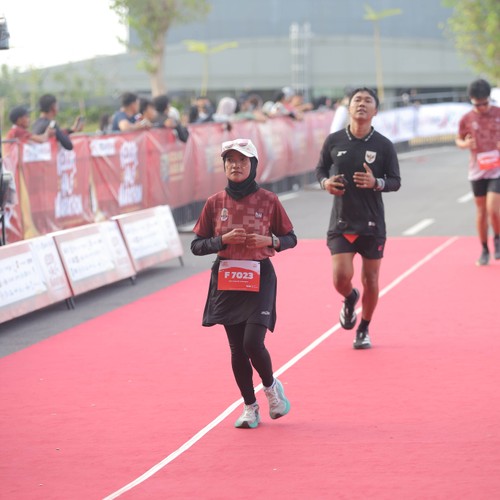 Race photo from KEDIRI HALF MARATHON 2026