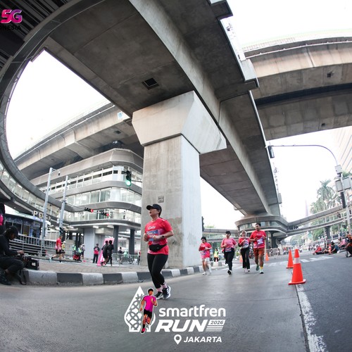 Race photo from SMARTFREN RUN 2026