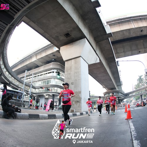 Race photo from SMARTFREN RUN 2026