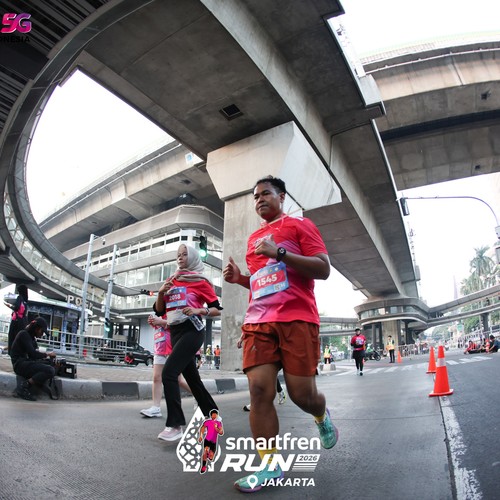 Race photo from SMARTFREN RUN 2026