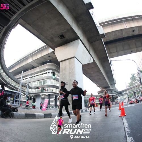 Race photo from SMARTFREN RUN 2026