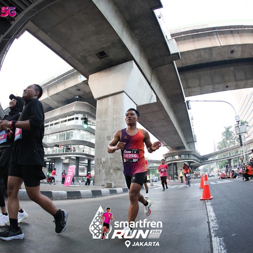 Race photo from SMARTFREN RUN 2026