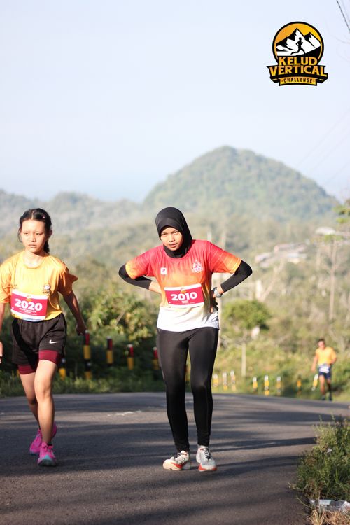 Race photo from Kelud Vertical Challenge 2024