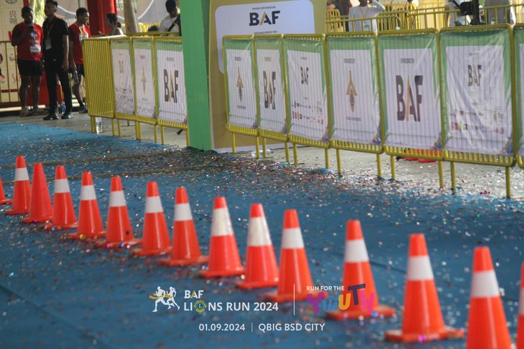 Race photo from BAF LIONS RUN 2024