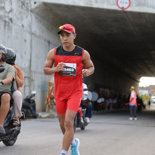 Race photo from KEDIRI HALF MARATHON 2026