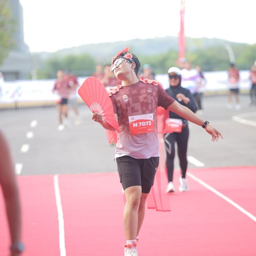 Race photo from KEDIRI HALF MARATHON 2026