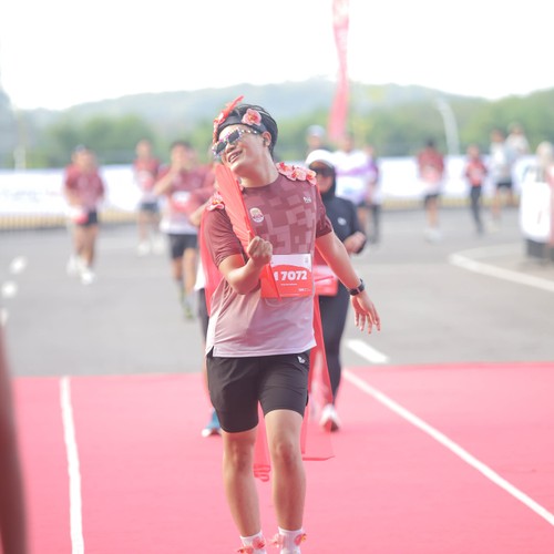 Race photo from KEDIRI HALF MARATHON 2026