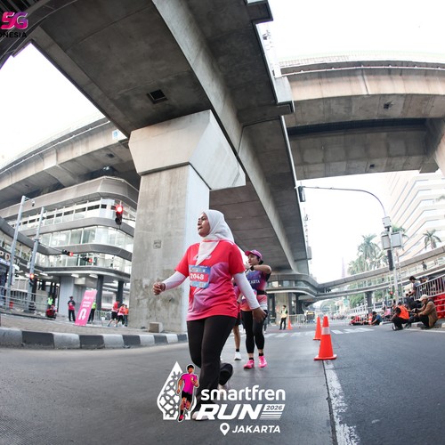 Race photo from SMARTFREN RUN 2026