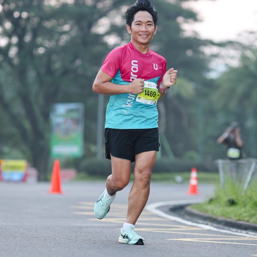 Race photo from BOGORUN 2026