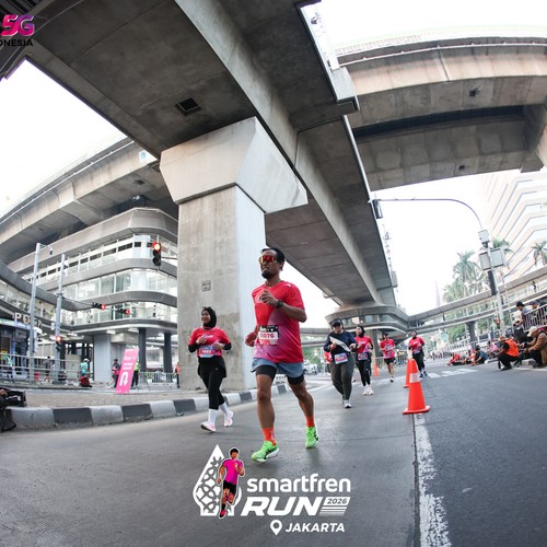 Race photo from SMARTFREN RUN 2026