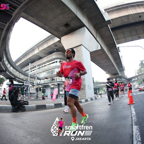 Race photo from SMARTFREN RUN 2026