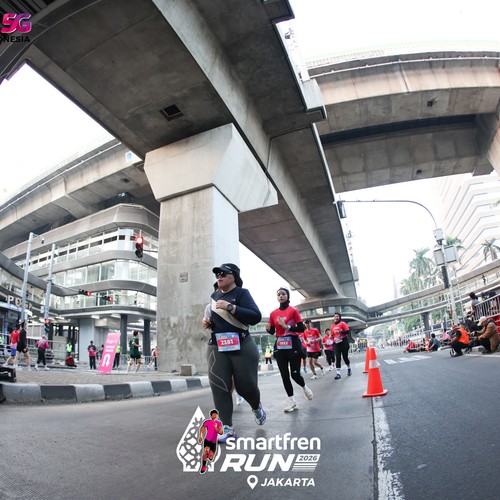 Race photo from SMARTFREN RUN 2026