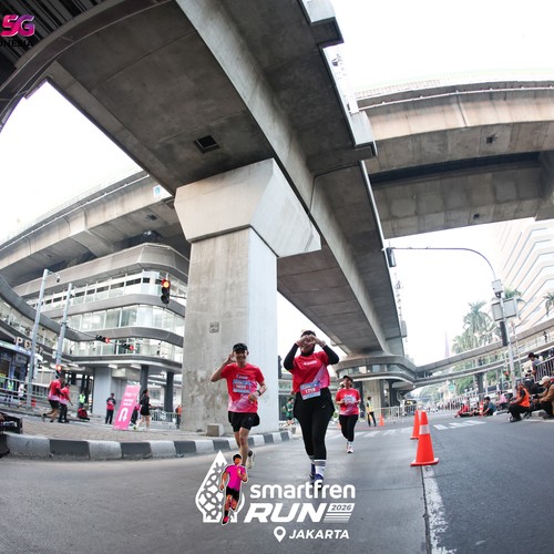 Race photo from SMARTFREN RUN 2026