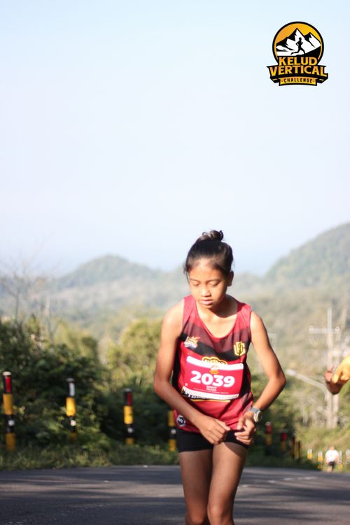 Race photo from Kelud Vertical Challenge 2024