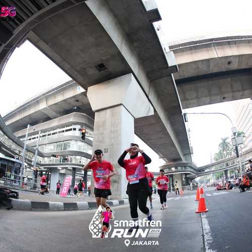 Race photo from SMARTFREN RUN 2026