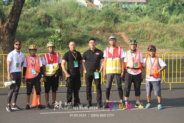Race photo from BAF LIONS RUN 2024