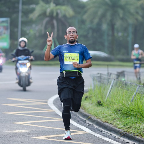 Race photo from BOGORUN 2026