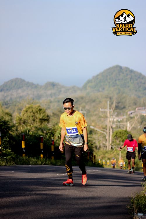 Race photo from Kelud Vertical Challenge 2024