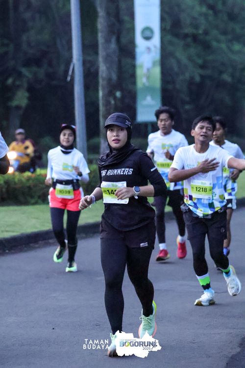Race photo from Taman Budaya x BOGORUN 2025