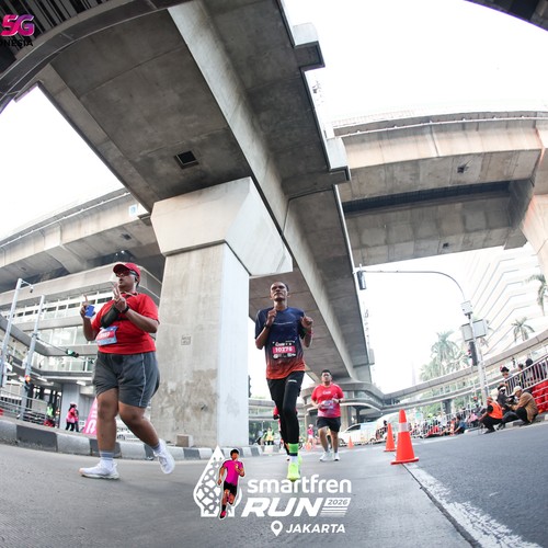 Race photo from SMARTFREN RUN 2026