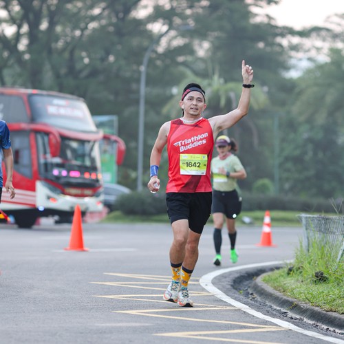 Race photo from BOGORUN 2026