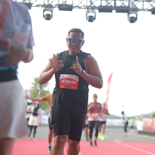 Race photo from KEDIRI HALF MARATHON 2026