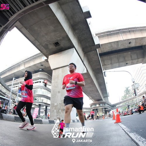 Race photo from SMARTFREN RUN 2026