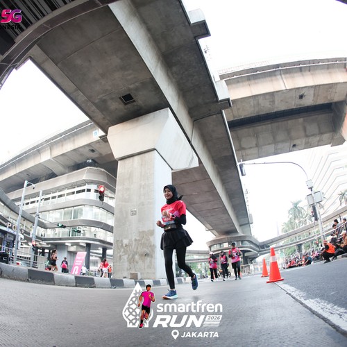 Race photo from SMARTFREN RUN 2026