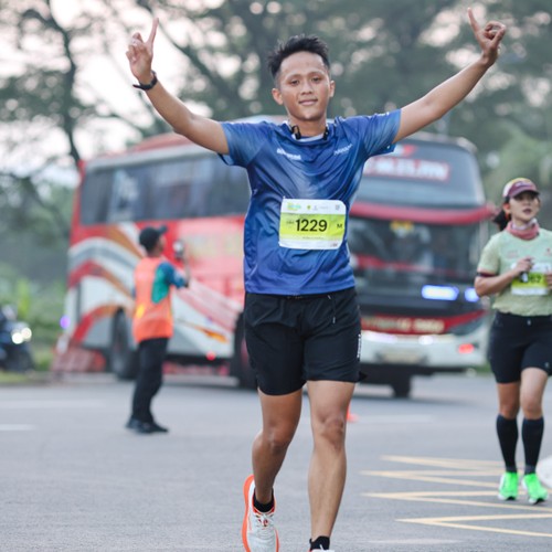 Race photo from BOGORUN 2026