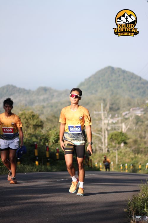 Race photo from Kelud Vertical Challenge 2024