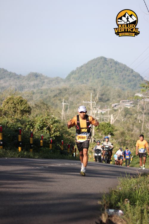 Race photo from Kelud Vertical Challenge 2024