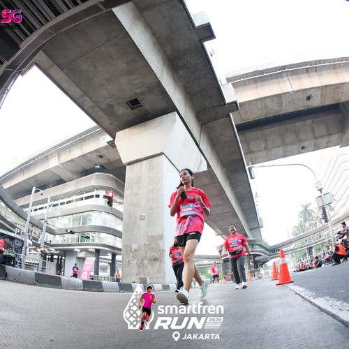 Race photo from SMARTFREN RUN 2026