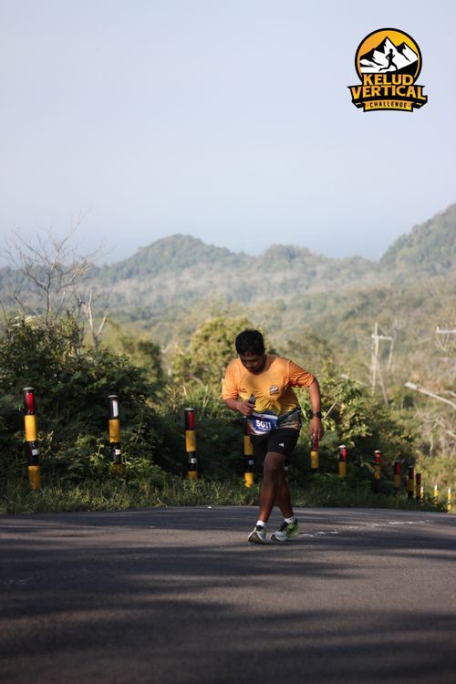 Race photo from Kelud Vertical Challenge 2024