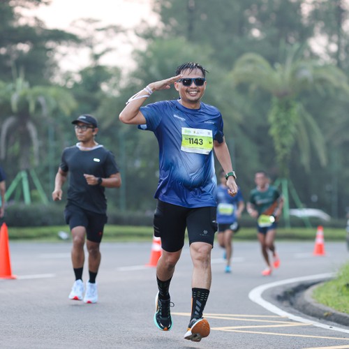 Race photo from BOGORUN 2026