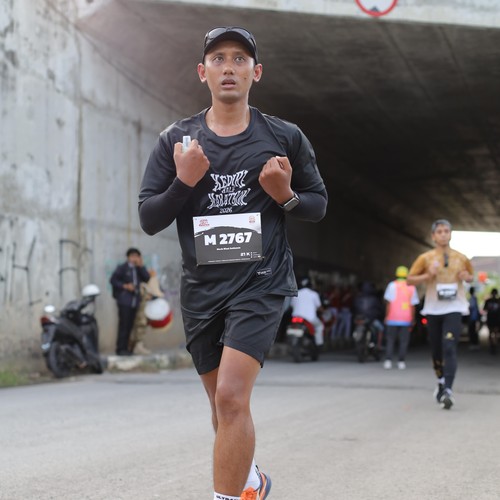 Race photo from KEDIRI HALF MARATHON 2026