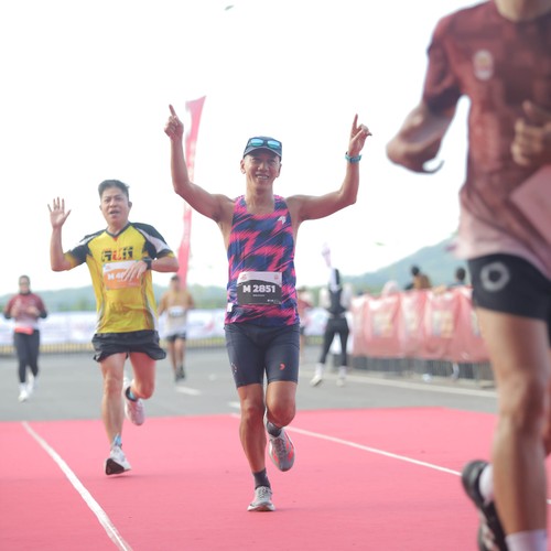 Race photo from KEDIRI HALF MARATHON 2026