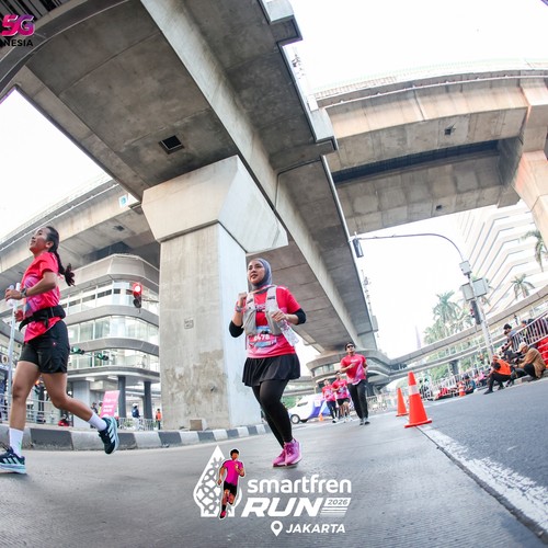 Race photo from SMARTFREN RUN 2026