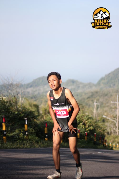 Race photo from Kelud Vertical Challenge 2024