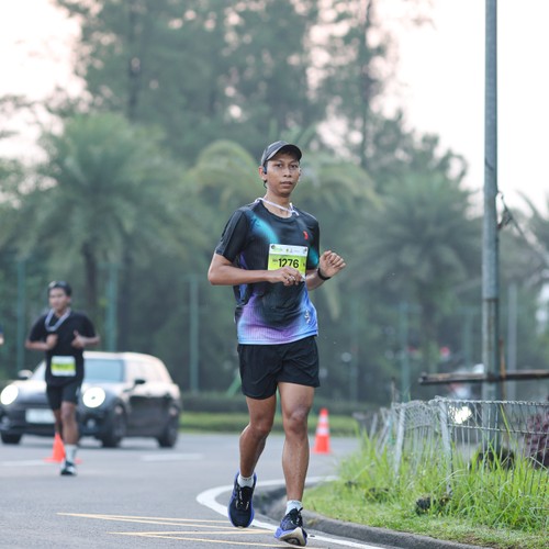 Race photo from BOGORUN 2026