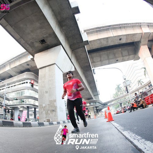 Race photo from SMARTFREN RUN 2026