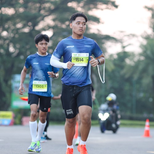 Race photo from BOGORUN 2026