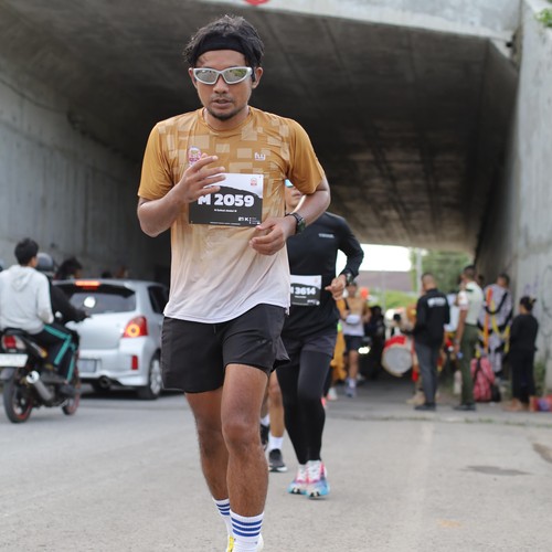 Race photo from KEDIRI HALF MARATHON 2026