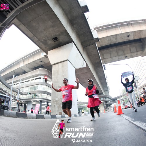 Race photo from SMARTFREN RUN 2026