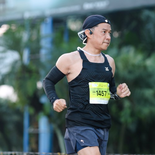 Race photo from BOGORUN 2026
